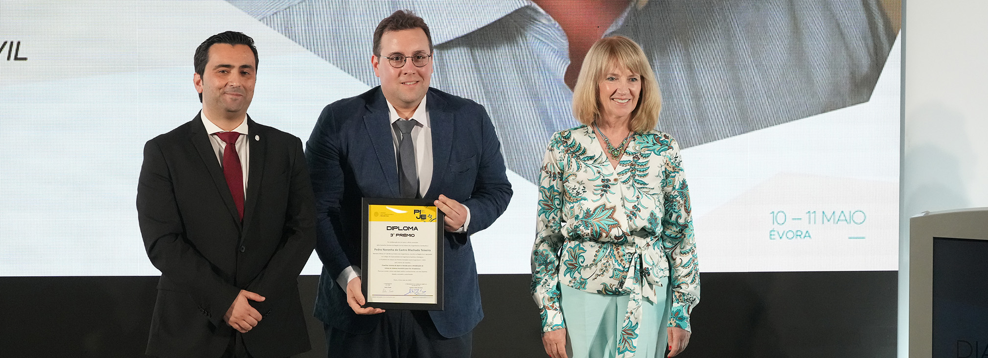 Pedro Teixeira, estudante do ISEL, recebe o 3.º Prémio no PIJE 2024
