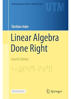 Linear algebra done right / Sheldon Axler
