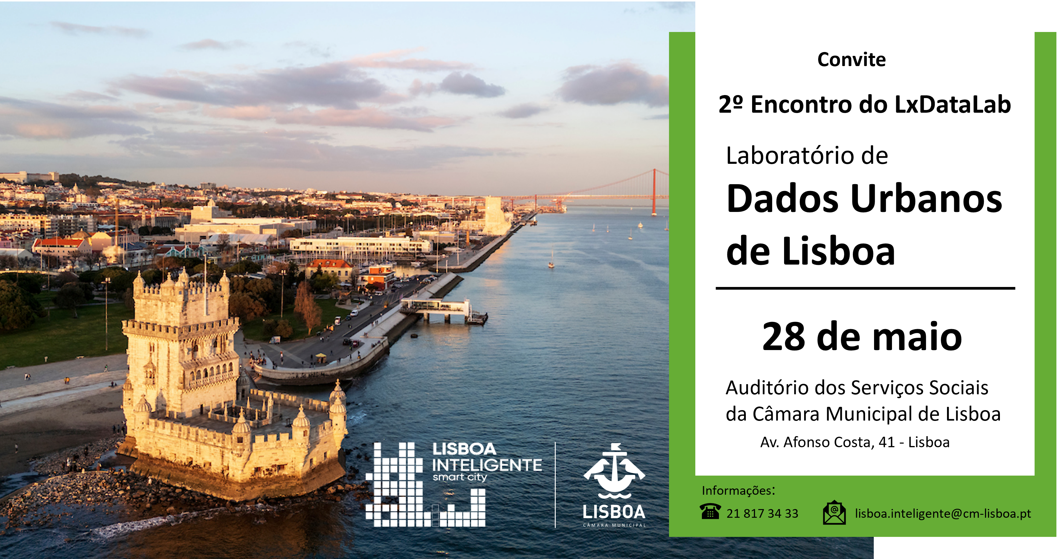 2º Encontro do Laboratório de Dados Urbanos de Lisboa