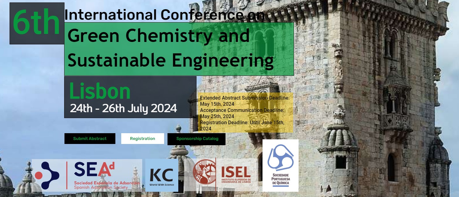 6th International Conference on Green Chemistry and Sustainable Engineering (GreenChem-24)