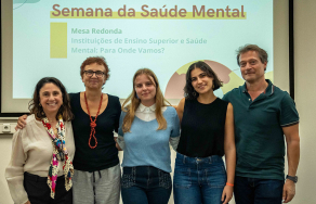 Mesa-redonda "Instituições de Ensino Superior e Saúde Mental: para onde vamos?"