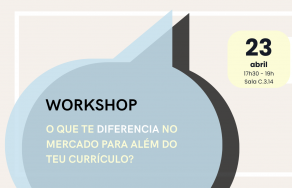 Workshop: O que te diferencia no mercado de trabalho para além do teu currículo